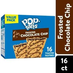 NEW Pop Tarts Toaster Pastries Frosted Chocolate Chip Flavor 16 Count