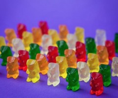 Haribo Goldbears Soft & Chewy Gummi Bears Assorted Flavors Bulk Candy (5 Pounds)