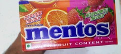 Mentos Strawberry FlavorCandy Stick Pack BreathMints Pack Of 18 + Free Shipping