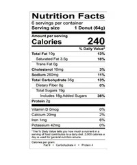 {1 Pack} FRESH Franz Raspberry Filled Donuts 6/pk