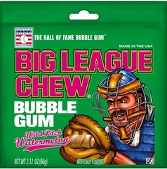 Big League Chew Bubble Gum – 7 Flavor Variety Pack – 7 Pouches 2.12oz each