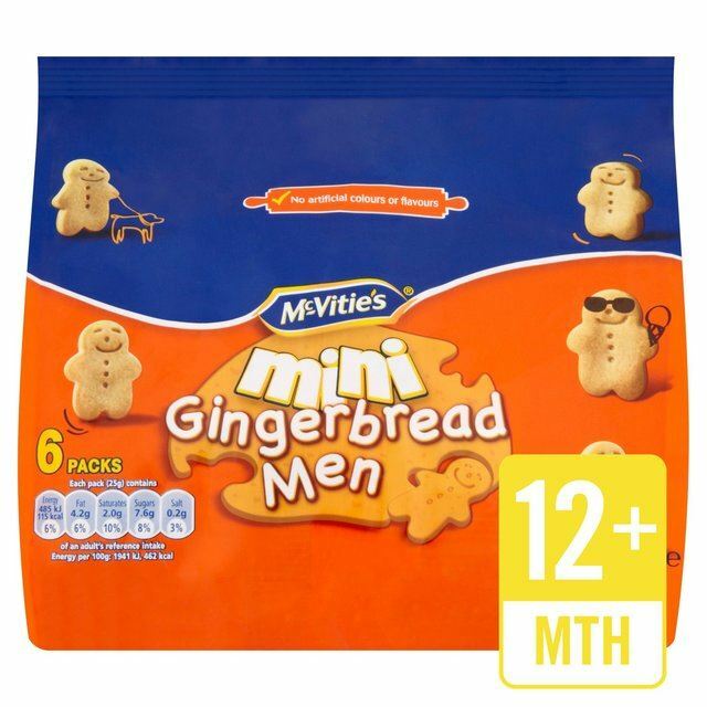McVitie’s Mini Gingerbread Men – 6 x 25g