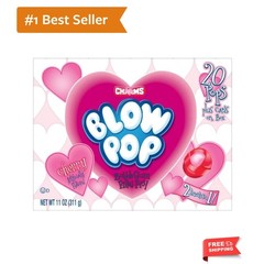 Delicious Cherry Blow Pops – Valentine’s Day Treats, 20 Individually Wrapped