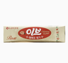 Lotte Eve Stick Chewing Gum Rose Remove Bad Breath Korean Snack 26g x 16ea