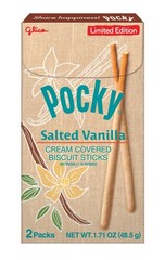 Pocky Salted Vanilla Biscuit Sticks – Sweet & Salty Snack Experience (5-Pack)