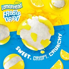 Lemonhead Freeze-Dried Candy – Lemon Flavored, 4 oz Reclosable Bag-free shipping