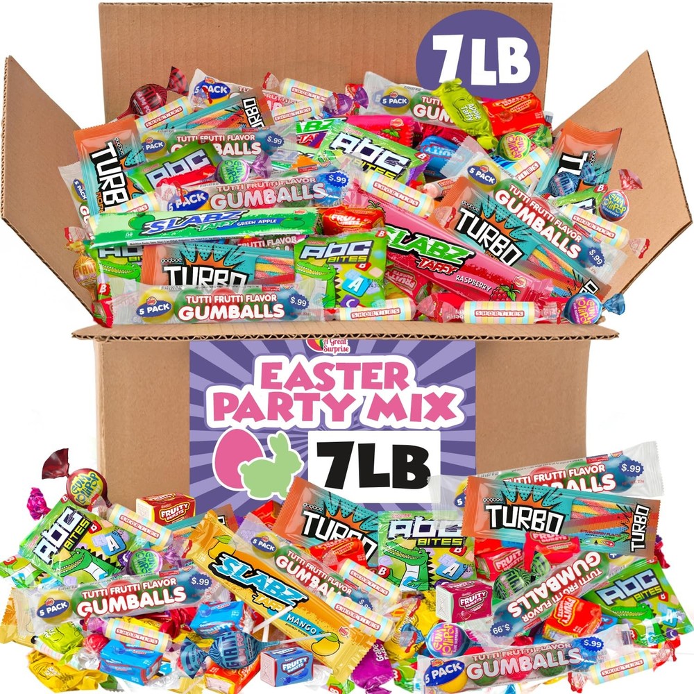 A Great Surprise Assorted Candy Mix – 7 Pound 7 (Pack of 1), Multicolor