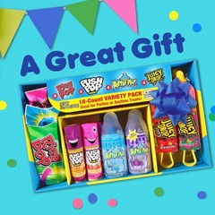 Bazooka Variety Candy Box 18 Count Lollipops Ring Pop Push Baby Bottle JuicyDrop