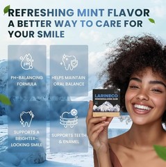 2Pack Larineco Remineralizing 36 Gum w/Nano Hydroxyapatite & Xylitol Mastic Mint