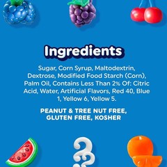 Chewy Candy Bars, Assorted Flavors, Nut Free, Regular Size, 33 oz, 60 C