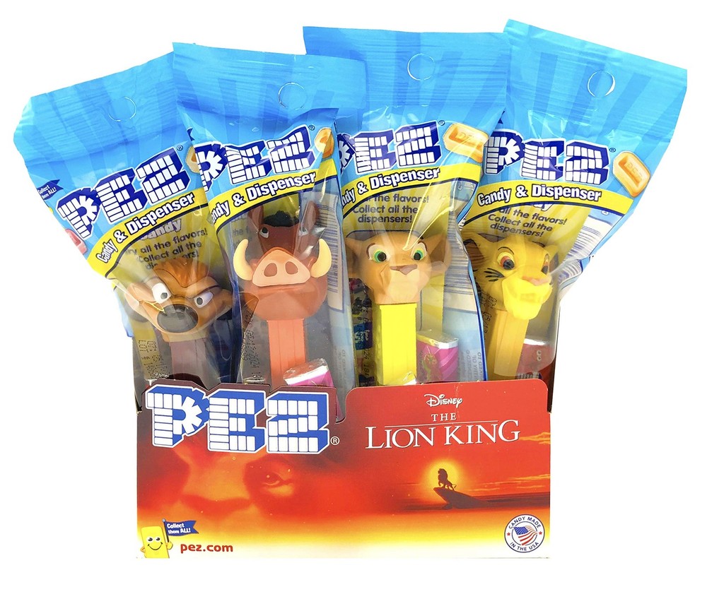 Pez Candy Disney Lion King Dispenser 12 Count Display Pack