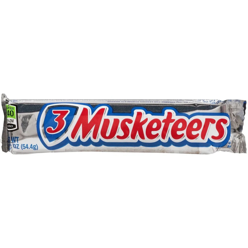 Lot of 12 – 3 Musketeers Mars Chocolate Candy Full-Size Bars, 1.92 BB 3/26