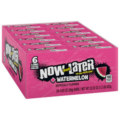 Candy, Watermelon Flavor, 0.93 Ounce Bars (Pack Of 24)