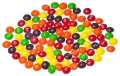 Skittles Fruits Party Pack Sweets Candy Snack Fun Fruity Flavours Lollies 380g