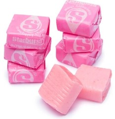 ALL PINK STARBURST Fruit Chews Candies STRAWBERRY VALUE BULK BAG-PICK YOURS NOW!