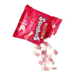 Smarties Squashies Raspberry & Cream Flavored Foam Candy 5oz Bag