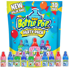 Candy Lollipops Variety Pack – 10 Ct Bulk Lollipops with Dipping Powder, Full Si