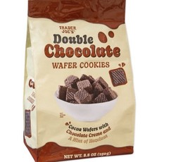 Trader Joe’s Double Chocolate Wafer Cookies 8.8oz 250g (2 Bags)