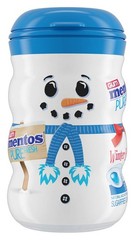 Sugar-Free Chewing Gum, Fresh Mint Flavor, Winter Edition Snowman Bottle, Hol…