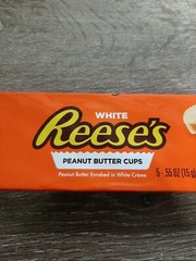 (2) White Reese’s Peanut Butter Cups, 5 Snack Size Cups Per Pack 2.75oz Packages