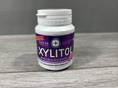 Lotte Xylitol Blueberry Mint Flavor Sugar Free Gum 58g/(38pcs)