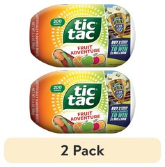 2 pk,Tic Tac Fruit Adventure,On the Go Pocket Sized Mints,200 pieces,3.4 oz.