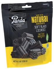 Black Panda Licorice All Natural Candy 7 Ounce Pack of 1