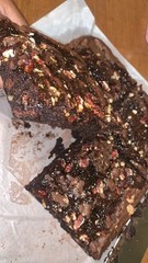 Large Turtle Fudge Brownies (4-8 Large Brownies)