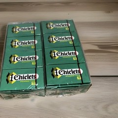 2 x CHICLETS PEPPERMINT flavor 10 Pcs Case Of 20 New