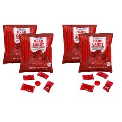 (4 Pack) Cinnamon Discs Hard Candy 12oz Individually Wrapped