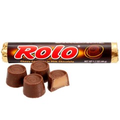 Rolo Creamy Caramel Milk Chocolate Rolls Candy 18 Ct Box Bulk Hershey Candies