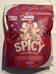 Kanpai Foods SPICY Tangy Jolt Magical Crunch Freeze Dried Candy 5 Oz New Sealed