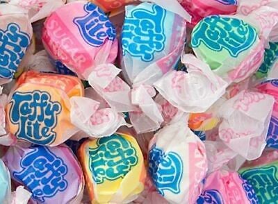 SUGAR FREE – ASSORTED Salt Water Taffy Candy -TAFFY TOWN – 4LB – 64OZ BAG SHIPS