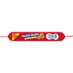 NUTTER BUTTER Double Nutty Peanut Butter Sandwich Cookies, Family Size, 15.27 oz