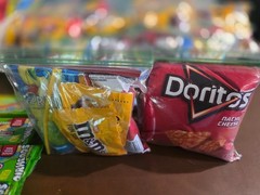 ​Mixed Candy and Snack Variety Bundle – Sour Patch, Doritos, Snickers, M&Ms