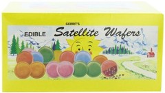 Gerrit’s Satellite Wafers, Filled with Assorted Candy Beads, 10.5 Oz. 240-Count
