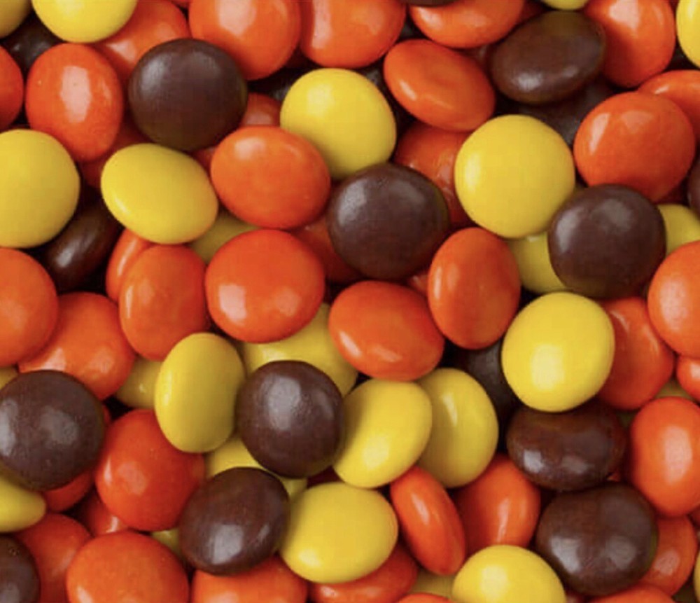 1 lb pound Hershey Reese’s Pieces candy Peanut Butter Milk Chocolate