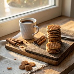Rip Van Wafels Dutch Caramel Mini Stroopwafels, Low Carb Snacks, Non GMO Snack,