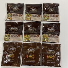 LOT x9 COLOMBINA Coffee Delight Latte Hard Candy 4.7 Oz Coffee Flavored *BB 7/26