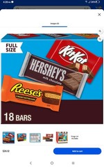 Hershey’s Milk Chocolate Candy Bars