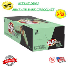 Kit Kat Duos, Mint & Dark Chocolate Candy, 1.5 Ounce 24 Count – On Sale Now
