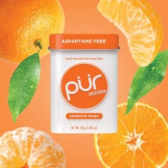 PUR Mints Aspartame Free Made with Xylitol Sugar Free, Vegan Pack of 2