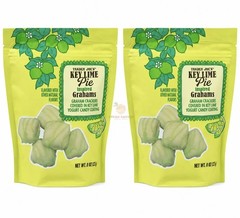2 Packs Trader Joe’s Key Lime Pie Grahams Crackers Covered Lime 8 oz Each Pack