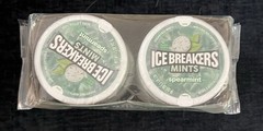 Ice Breakers Spearmint Sugar Free Breath Mints 1.5 Ounce Pack Of 8 Tins