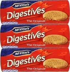 McVitie’s Digestive Biscuits -400g 3 Pack, Original by McVities [Foods]