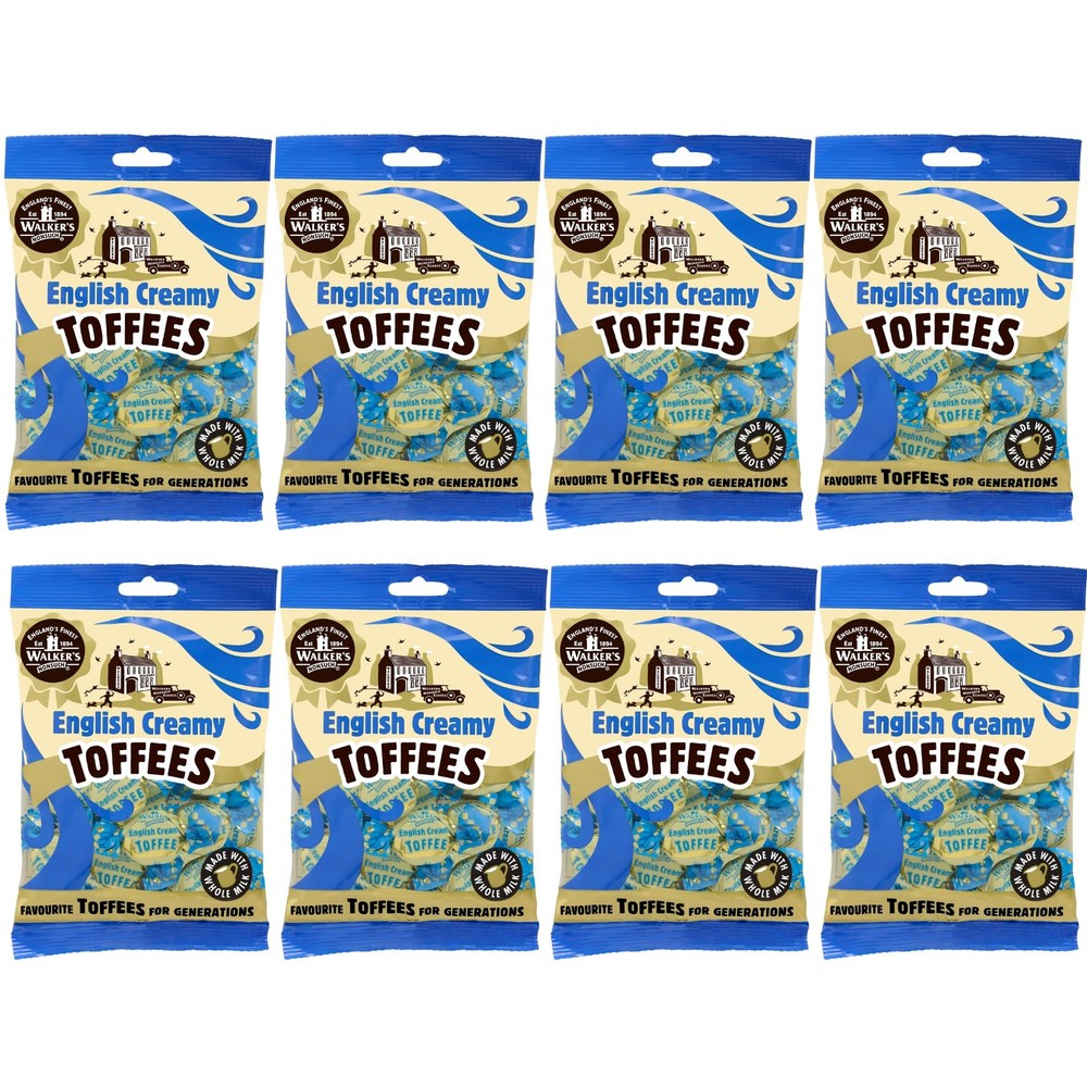 Walkers Nonsuch English Creamy Toffees Bag 5.29 Oz (Pack of 8) – Traditional …