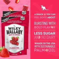 Strawberry Licorice 24 Ounce Classic Gourmet Soft & Chewy Australian Red Lico…