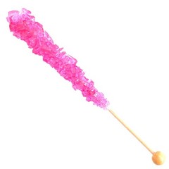 Classic Rock Candy Sticks, Sugar Crystal Lollipops, 12 Count (Pack of 1)