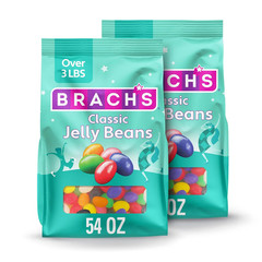 Brach’S Classic Jelly Beans, Candy, Assorted Flavors, Bulk Bag, 54 Oz (2 Ct)