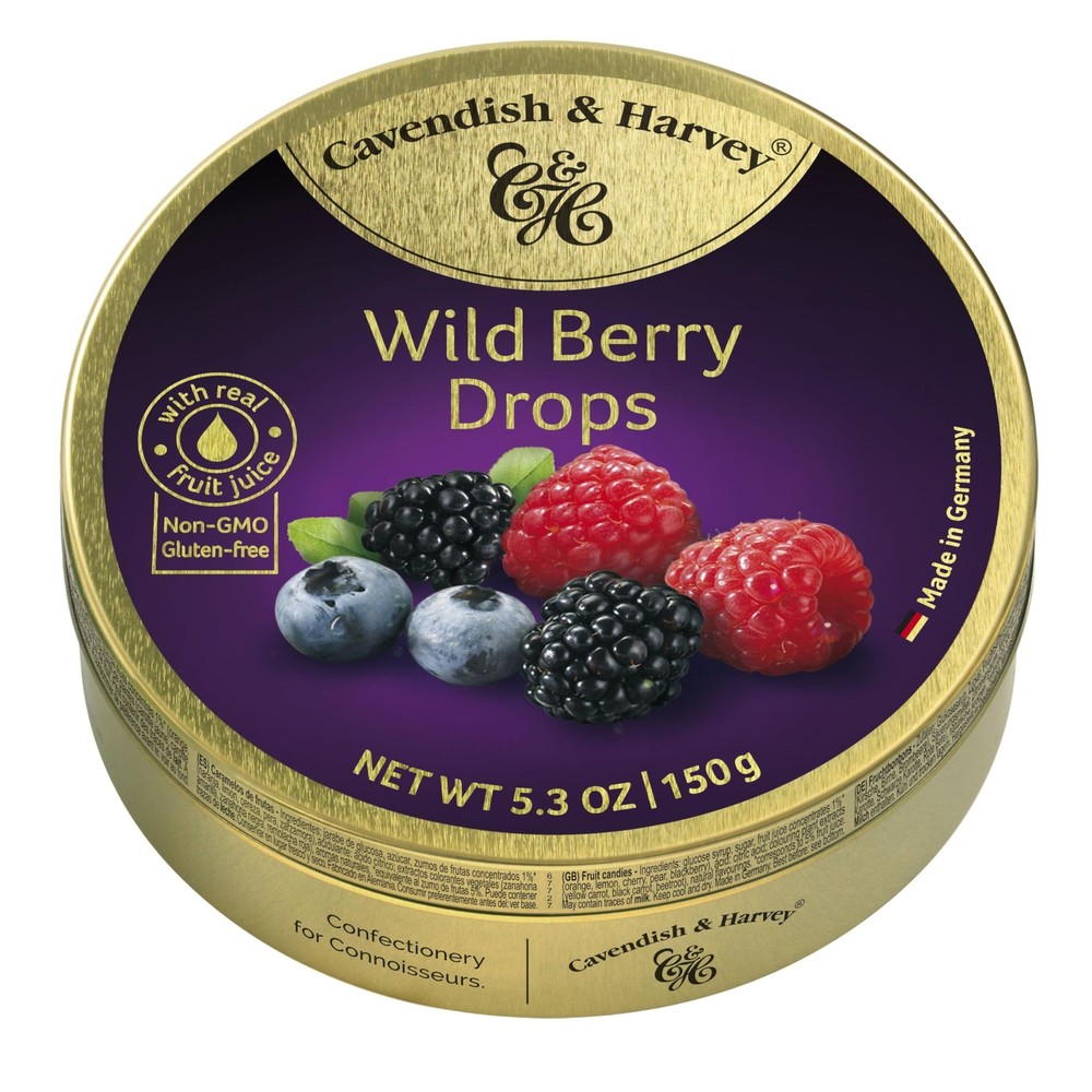 Cavendish & Harvey | Wild Berry Hard Candy 5.3 Ounce (Pack of 1), Assorted